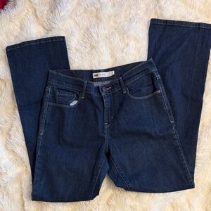 Levi's Women's Straight Leg Jeans - Dark Blue